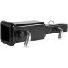 VEVOR Trailer Hitch Extender, 1-1/4" to 2" Receiver Hitch Adapter, Trailer Hitch Extension Tube Extender, 6" Extension Length