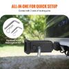 VEVOR Trailer Hitch Extender, 1-1/4" to 2" Receiver Hitch Adapter, Trailer Hitch Extension Tube Extender, 6" Extension Length