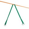 VEVOR Slackline Kit with Training Line, 60 ft Backyard Slack Line Equipment, Easy Setup Tight Rope for Kids Adults