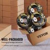 VEVOR Electric Trailer Brake Assembly, 10" x 2-1/4", 2 Pairs Self-Adjusting Electric Brakes Kit for 3500 lbs Axle, 4-Hole Mounting