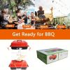 Portable Charcoal Grill, Tabletop Outdoor Barbecue Smoker, Small BBQ Grill for Outdoor Cooking Backyard Camping Picnics Beach