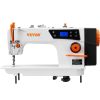 VEVOR Industrial Sewing Machine, 550W Servo Motor and Table Stand, 5000s.p.m Heavy-duty Lockstitch Sewing Machine